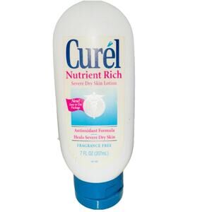 RARE Curel Nutrient Rich Severe Dry Skin Lotion Antioxidant Formula 7oz Easy Use